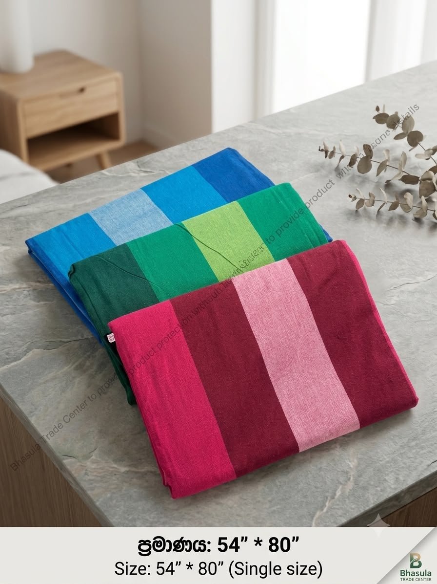 Handloom Single Bedsheet