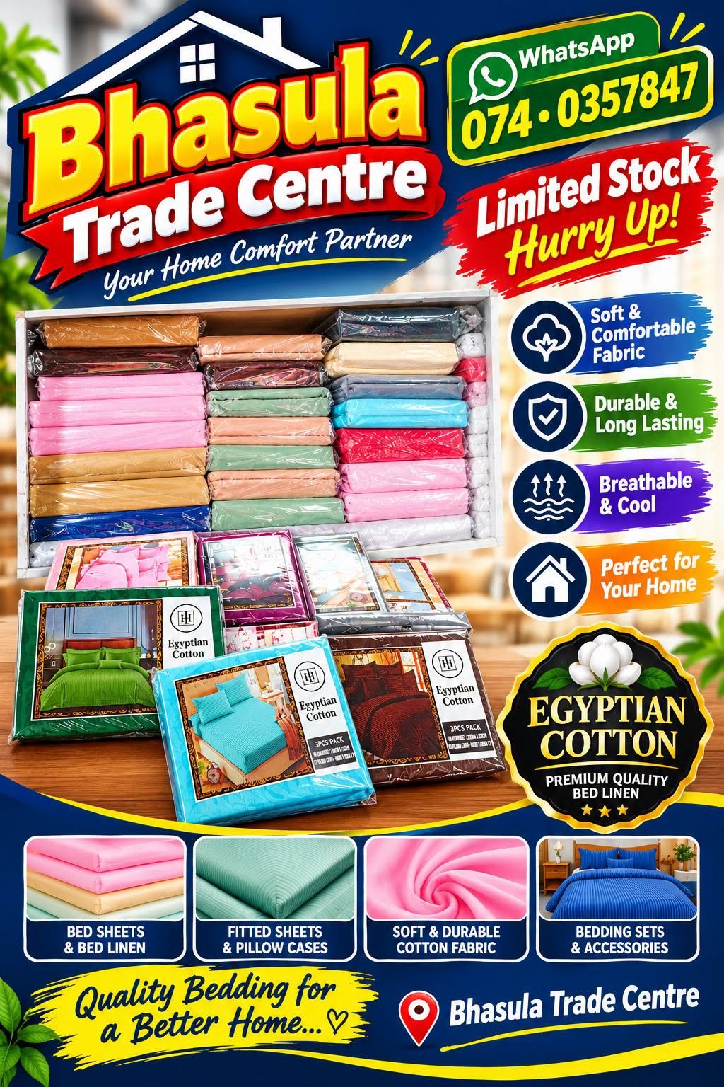 Egypthian Cotton Bedsheets